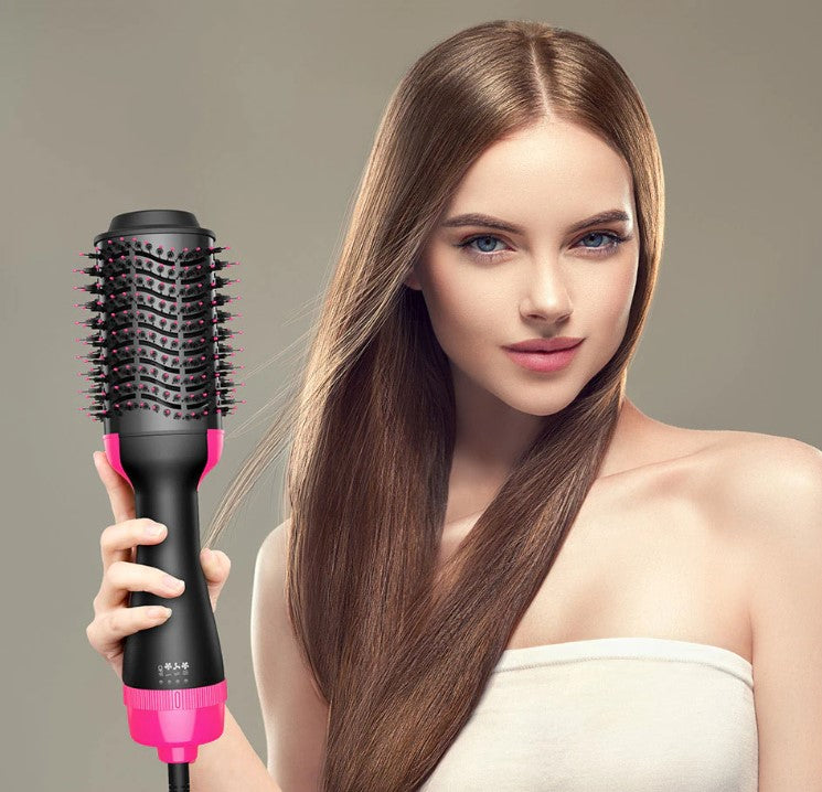 Multi-functional Hair Comb with female model